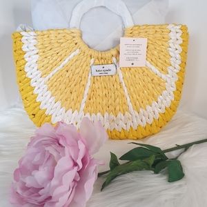 Kate Spade Lemon Medium Tote Picnic Perfect